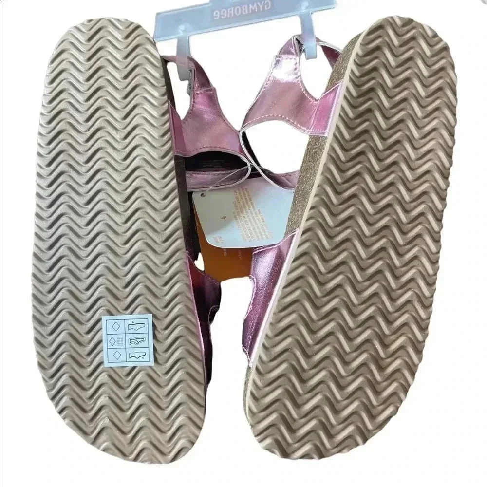 Gymboree Metallic Pink Big Girl Sandals